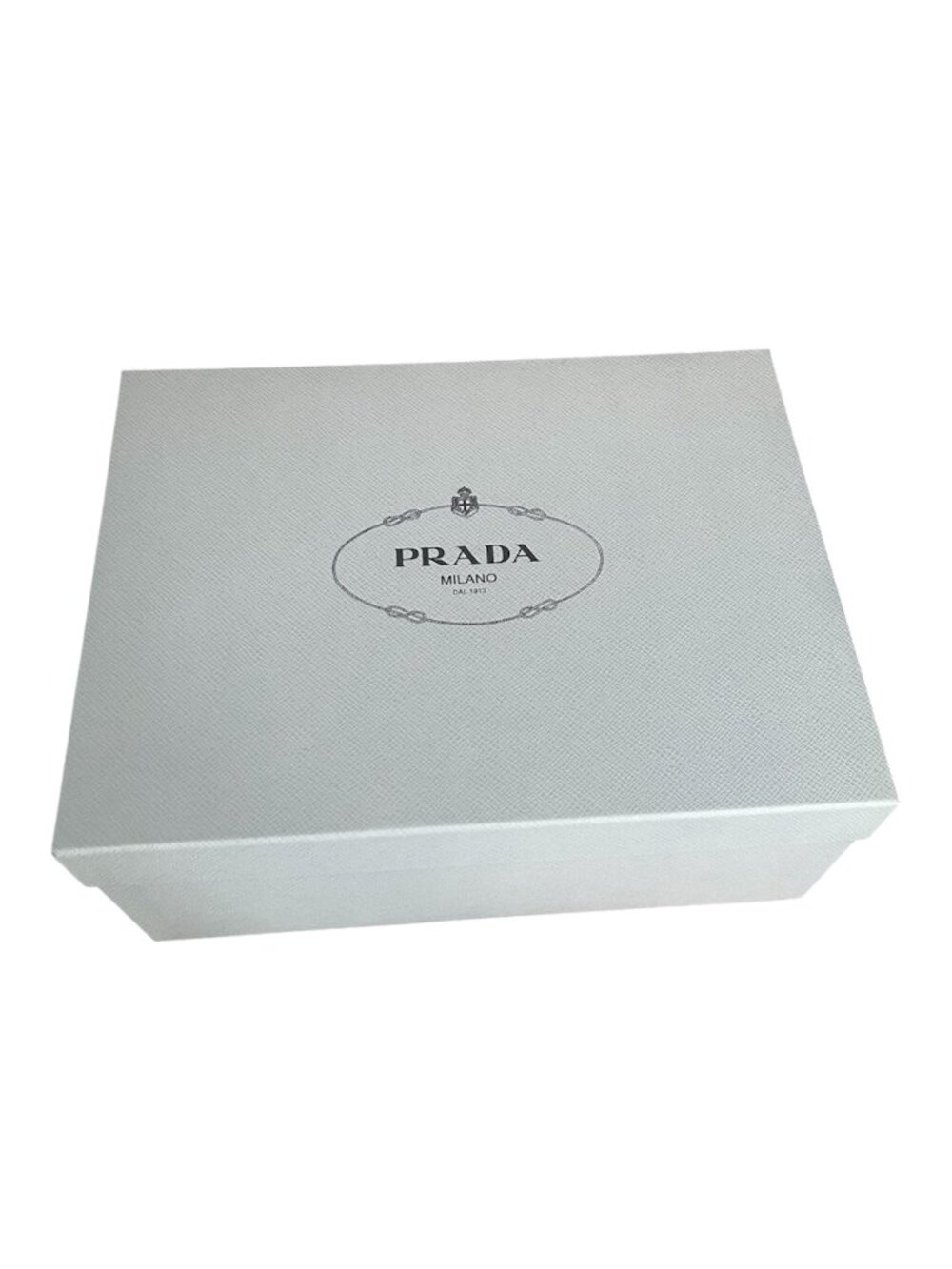 Large Light Dusty Blue Prada Shoe Box